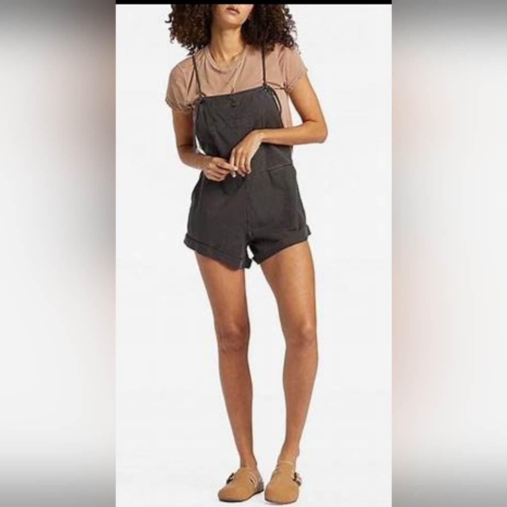 Billabong Women's Charcoal Overalls